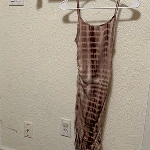 Scrunch tie dress